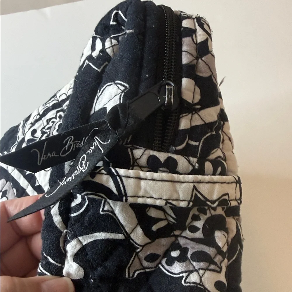 Vera Bradley RETIRED Midnight Paisley Cosmetic / Makeup Bag